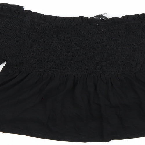 New Look Womens Black   Basic Blouse Size 12  - Flared Sleeves