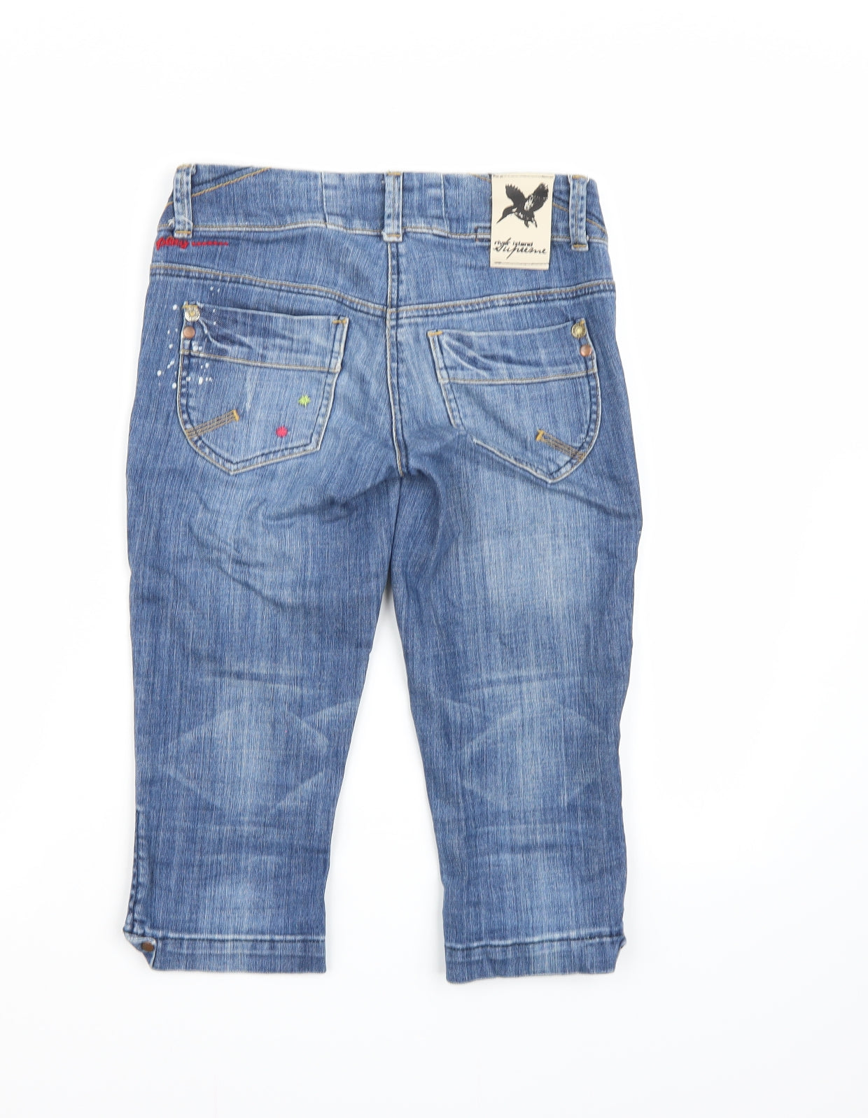 River Island Womens Blue  Denim Bermuda Shorts Size 6