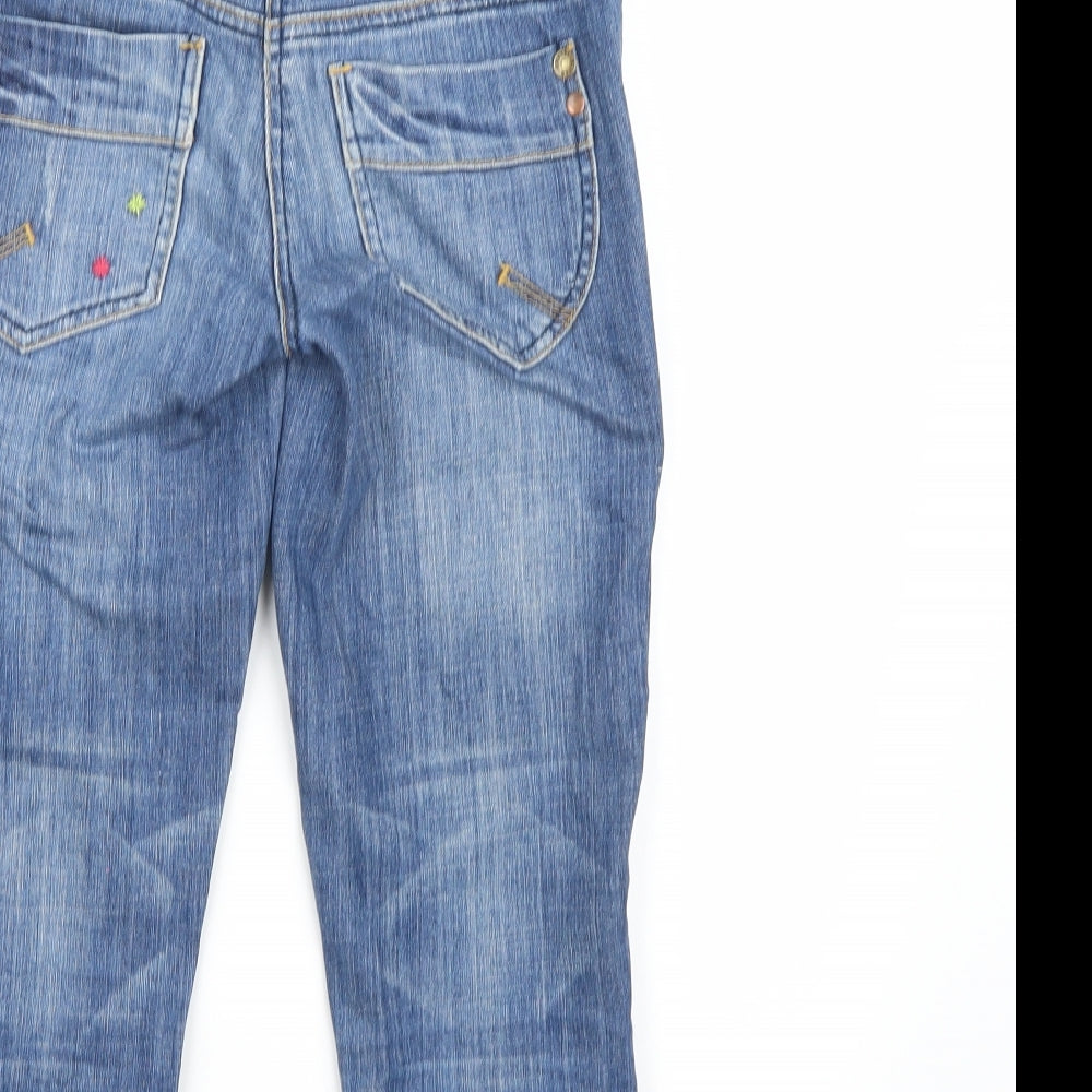 River Island Womens Blue  Denim Bermuda Shorts Size 6