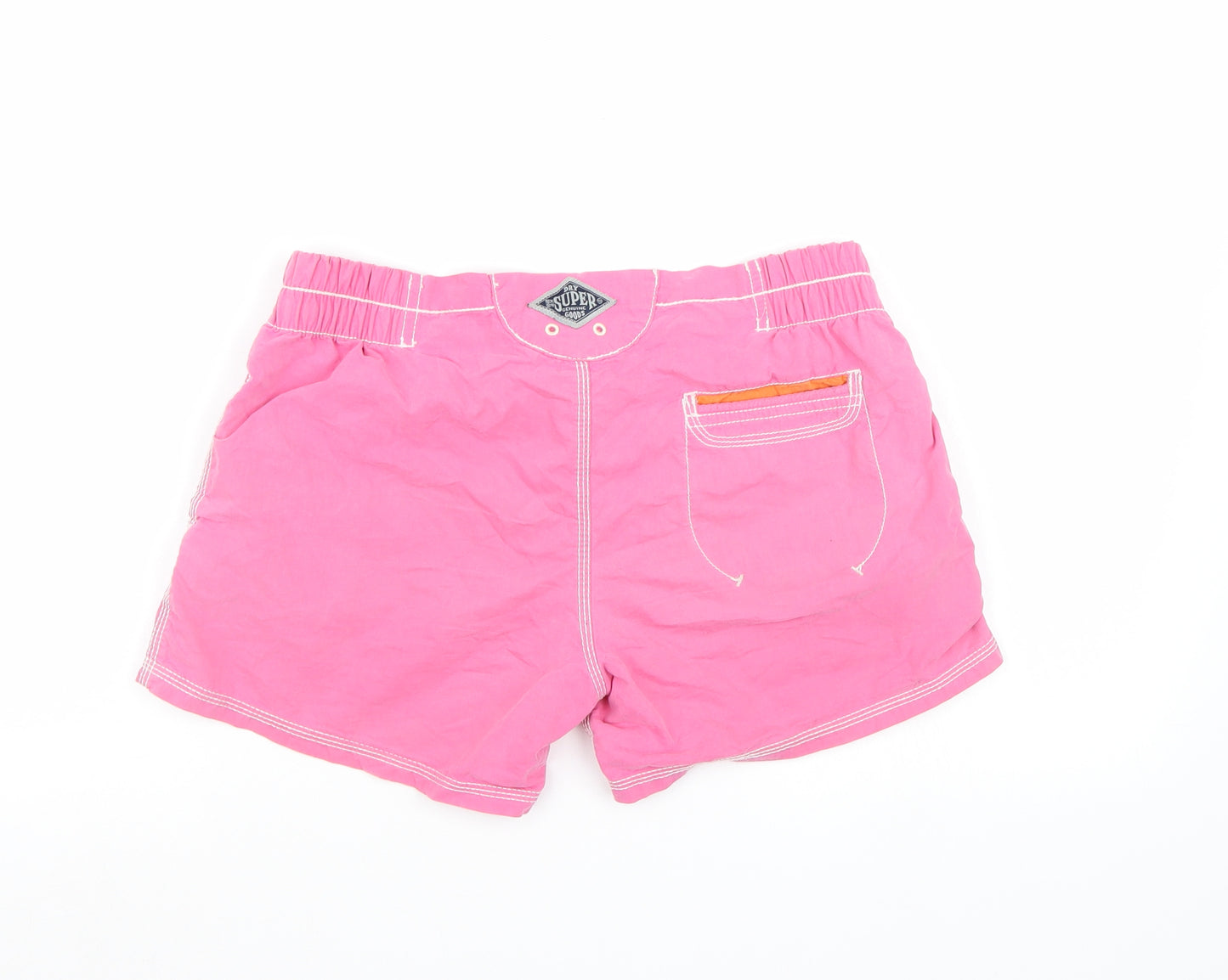 Superdry Womens Pink   Sweat Shorts Size XS