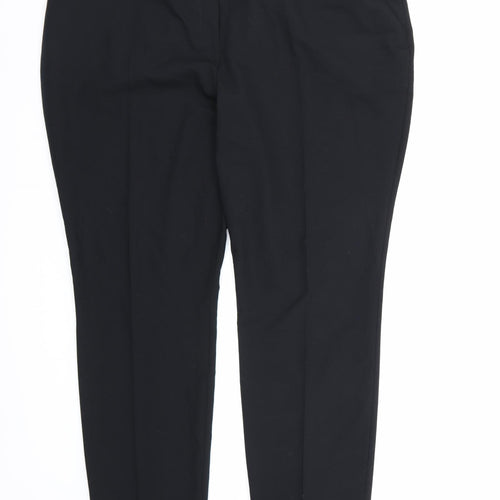 Bonmarché Womens Black  Rayon Dress Pants Trousers Size 20 L30 in