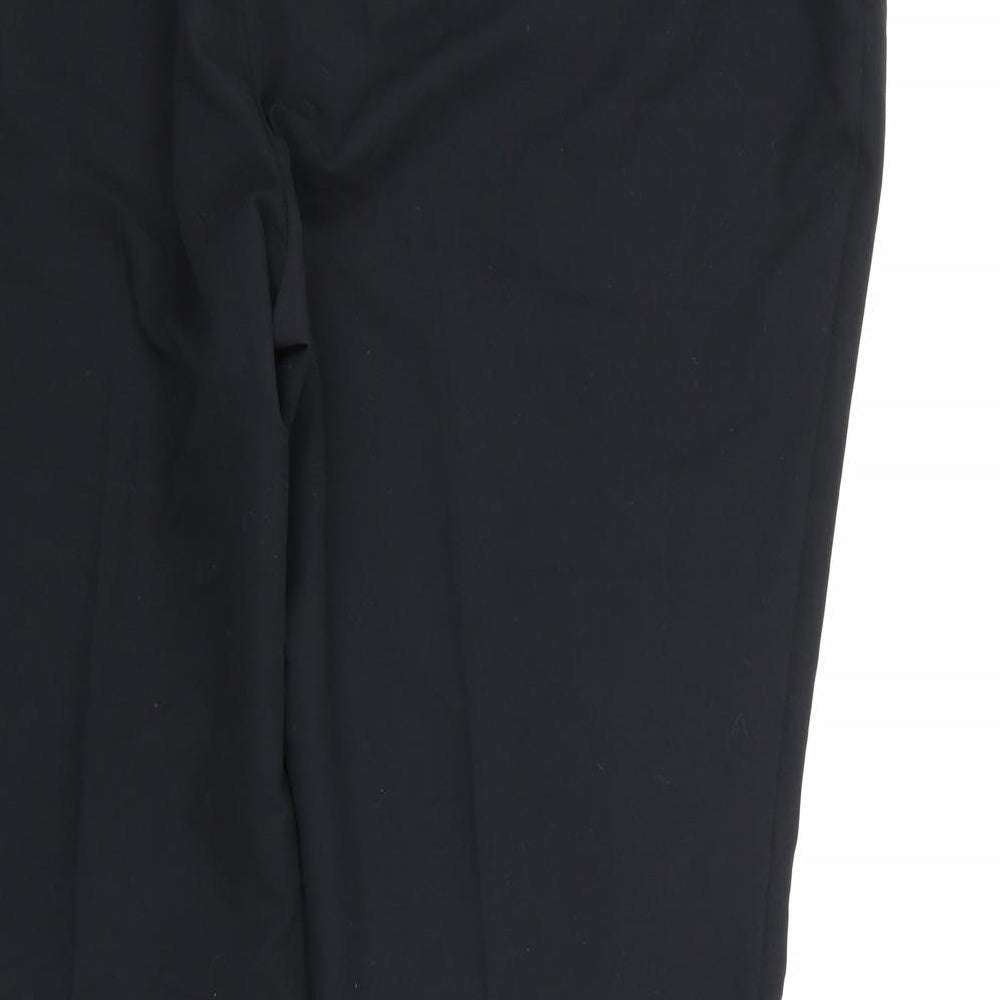 Bonmarché Womens Black  Rayon Dress Pants Trousers Size 20 L30 in