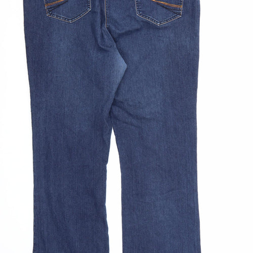 Preworn Womens Blue  Denim Bootcut Jeans Size 22 L30 in