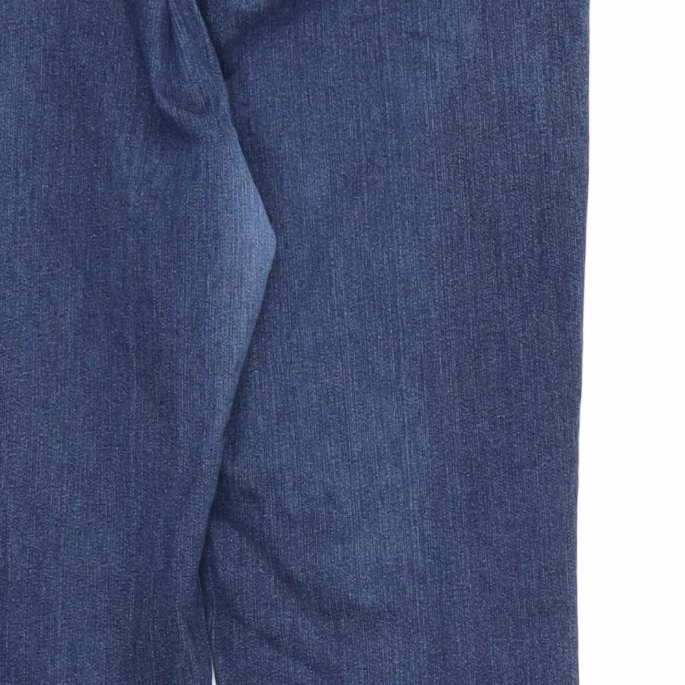 Preworn Womens Blue  Denim Bootcut Jeans Size 22 L30 in
