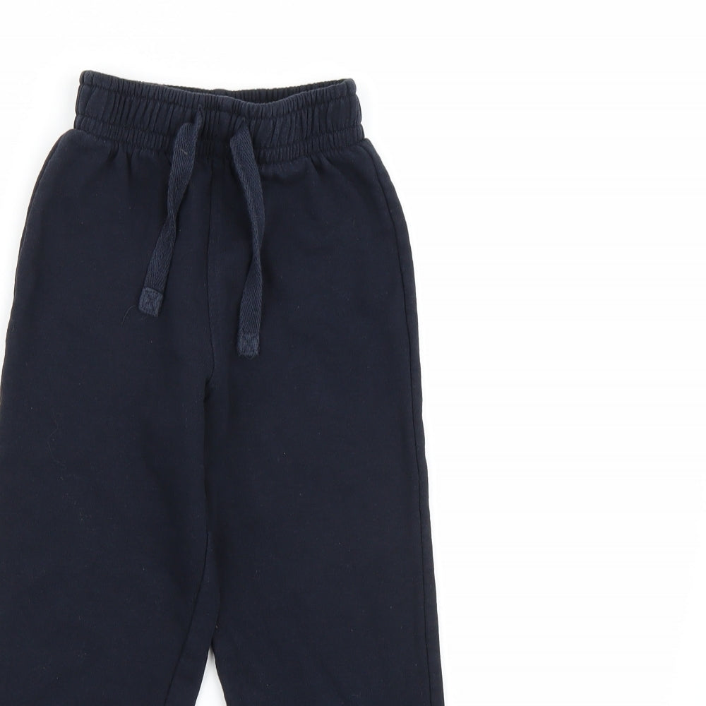 Lily & Dan Boys Blue  Jersey Jogger Trousers Size 5-6 Years