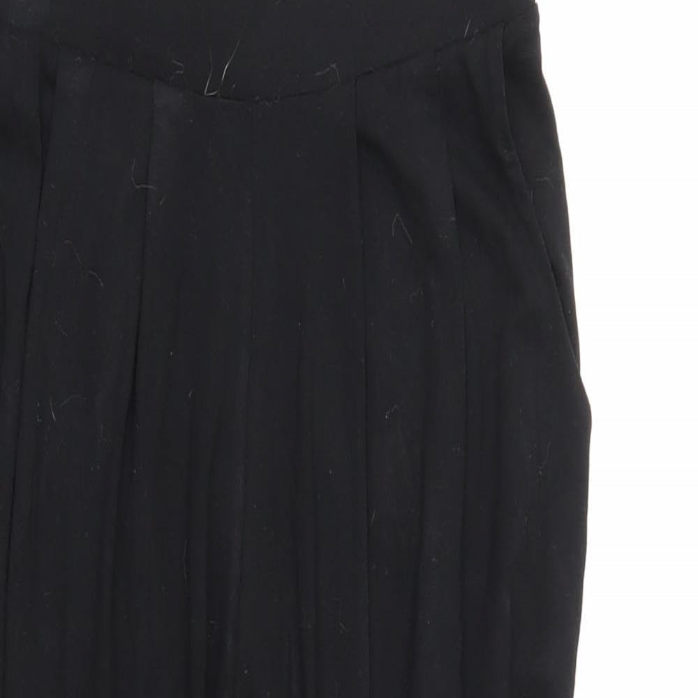 Harem Womens Black   Jogger Leggings Size 10 L25 in