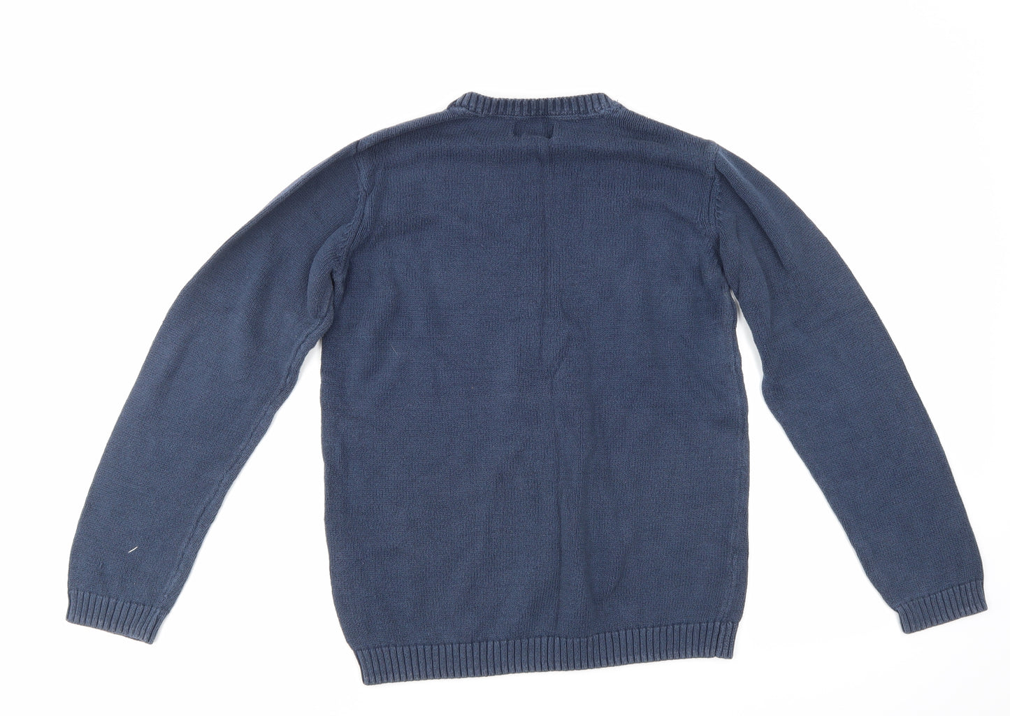 Cherokee Boys Blue Animal Print  Pullover Jumper Size 11-12 Years