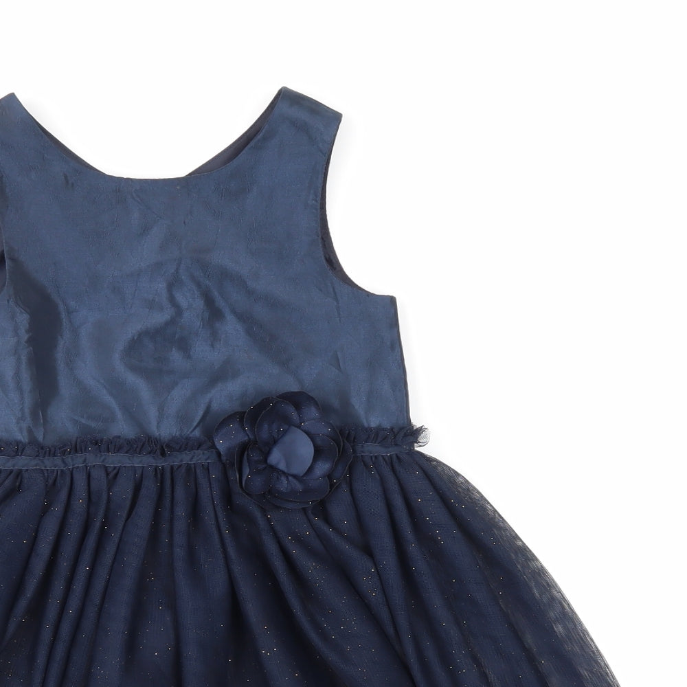 H&M  Girls Blue   Ball Gown  Size 7 Years