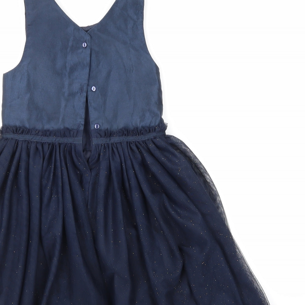 H&M  Girls Blue   Ball Gown  Size 7 Years