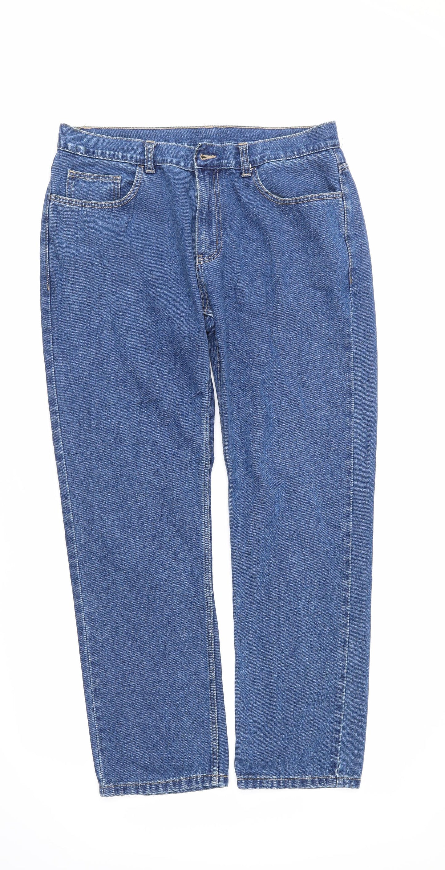 Preworn Mens Blue   Straight Jeans  L31 in