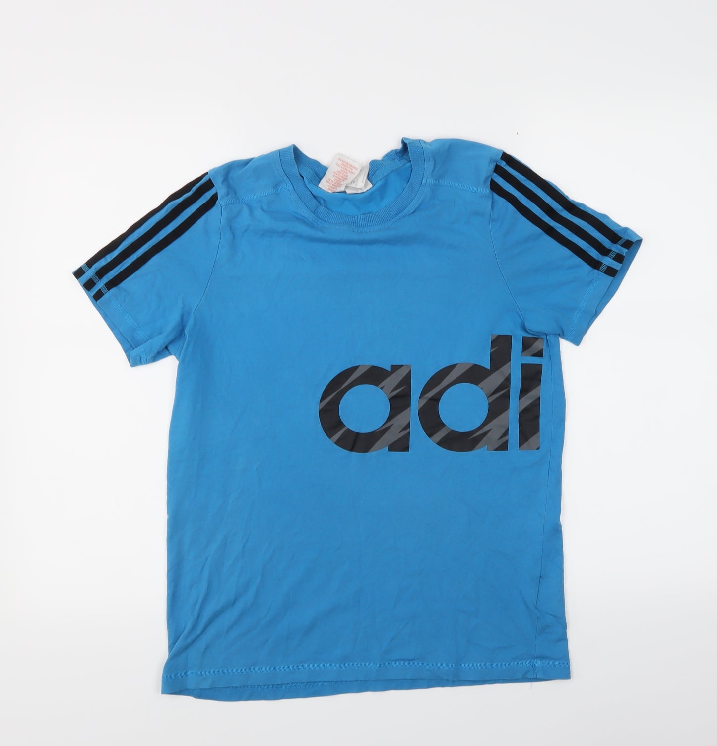 Addidas Boys Blue   Basic T-Shirt Size 12-13 Years