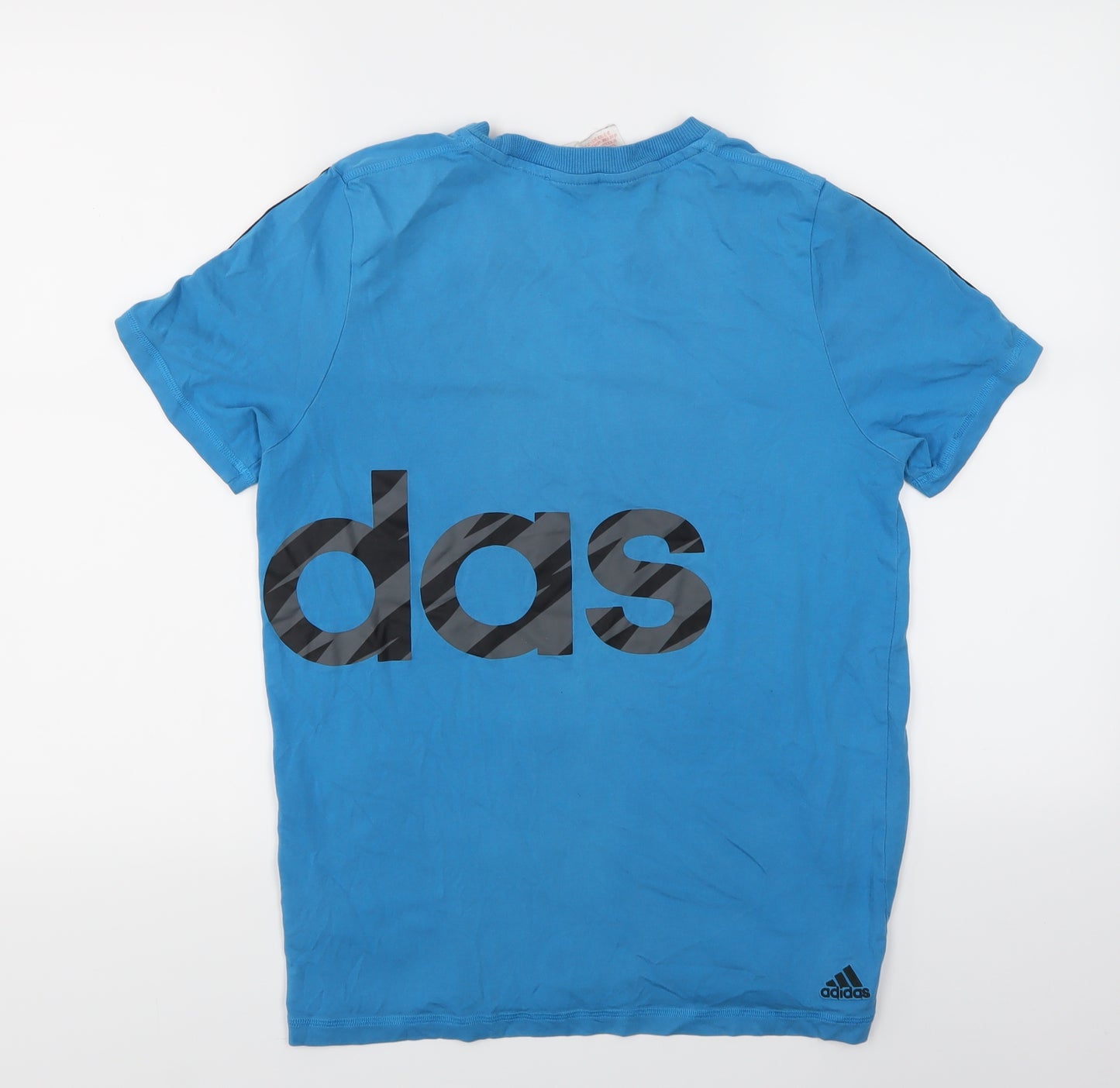 Addidas Boys Blue   Basic T-Shirt Size 12-13 Years