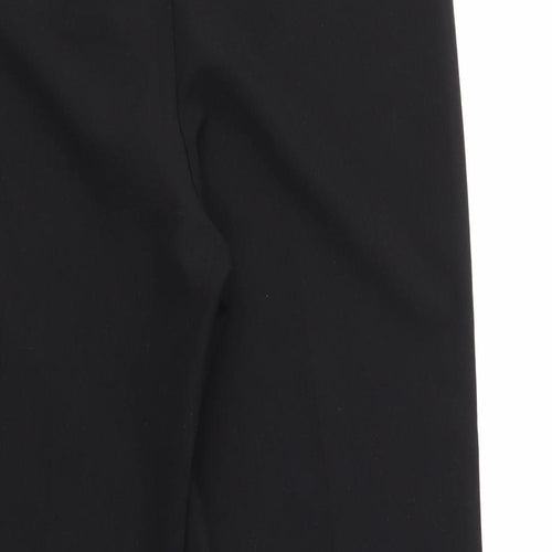 elite Womens Black   Trousers  Size 12 L28 in