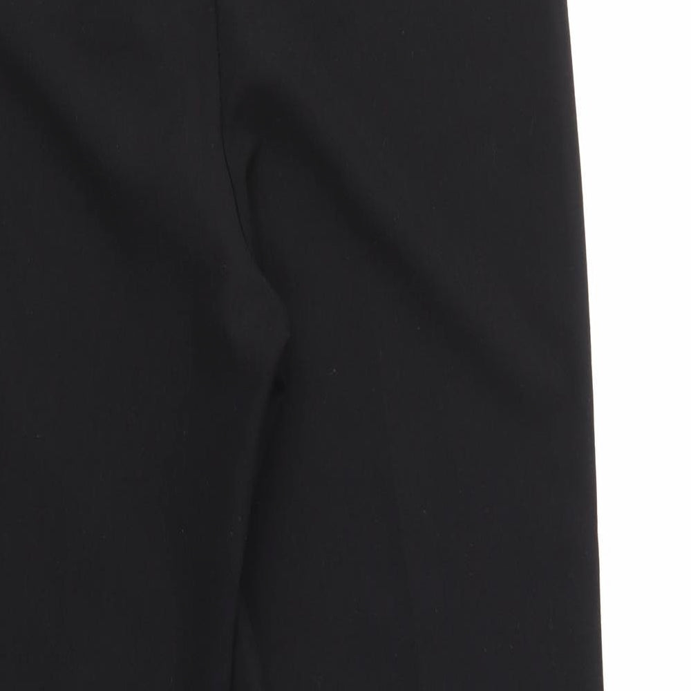elite Womens Black   Trousers  Size 12 L28 in