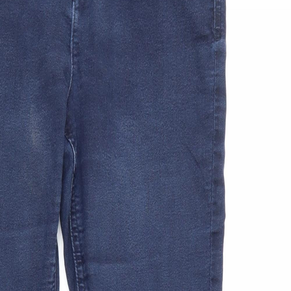 M&S Womens Blue   Straight Jeans Size 12 L27.5 in