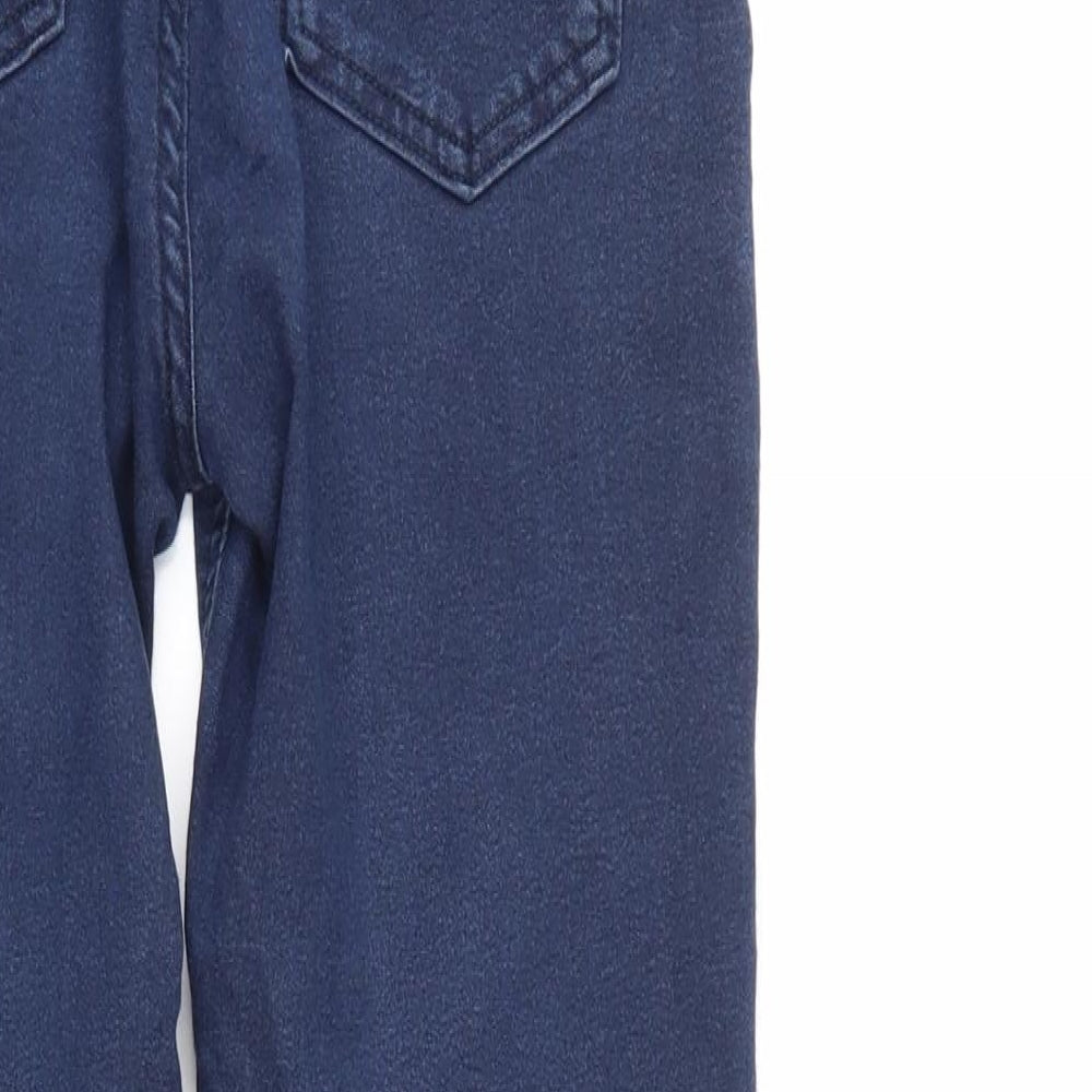 M&S Womens Blue   Straight Jeans Size 12 L27.5 in