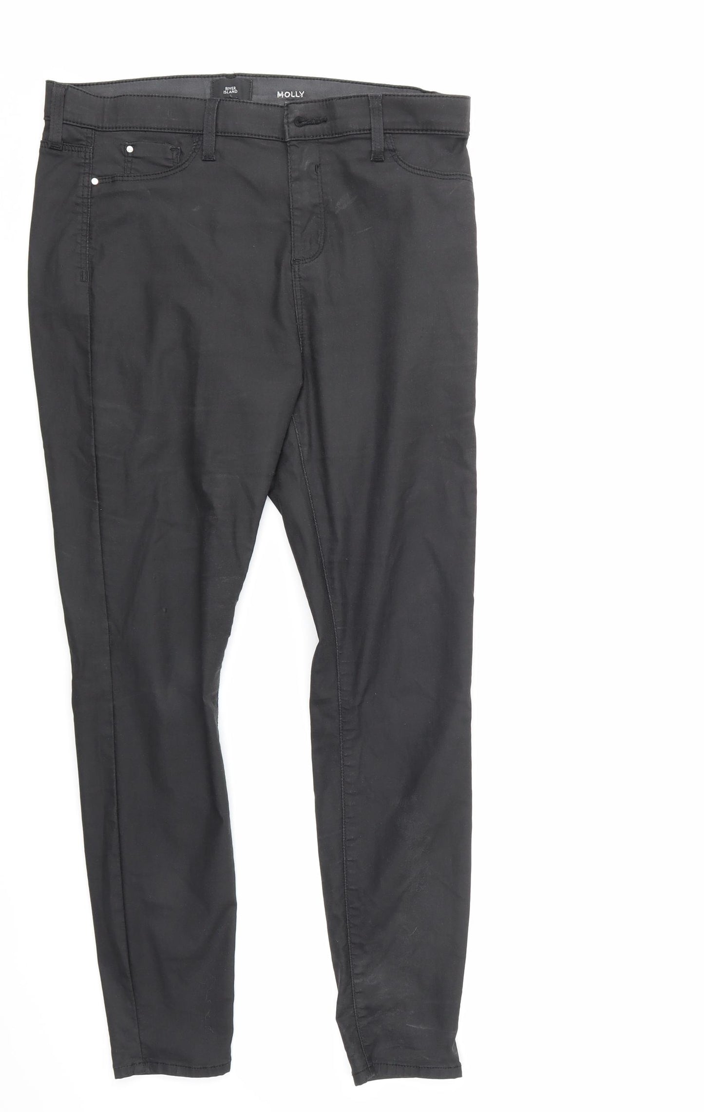 Molly Womens Black   Trousers  Size 14 L27 in