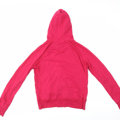 Denim & Co. Womens Purple   Full Zip Hoodie