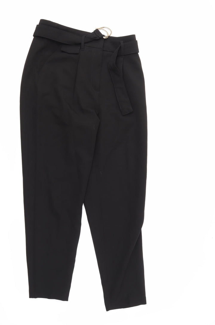 F&F Womens Black Trousers Size 10 L28 in