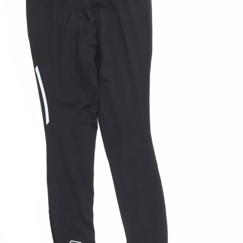 Preworn Womens Black   Track Pants Leggings  L28 in