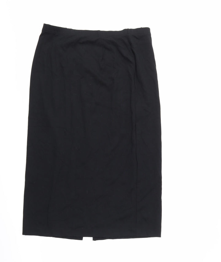 prewor Womens Black A-Line Skirt