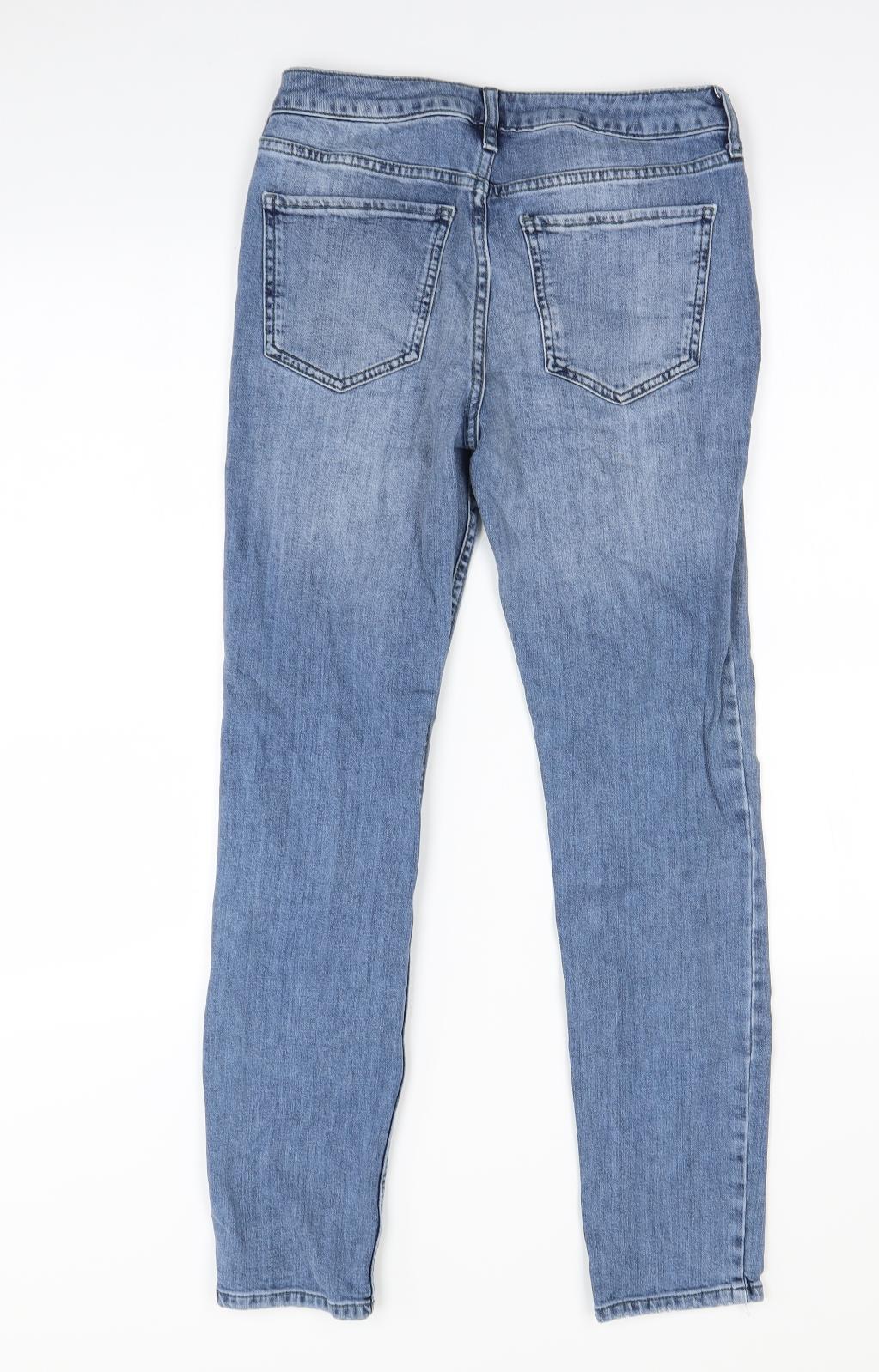 Topshop Womens Blue   Skinny Jeans Size 25 in L28 in