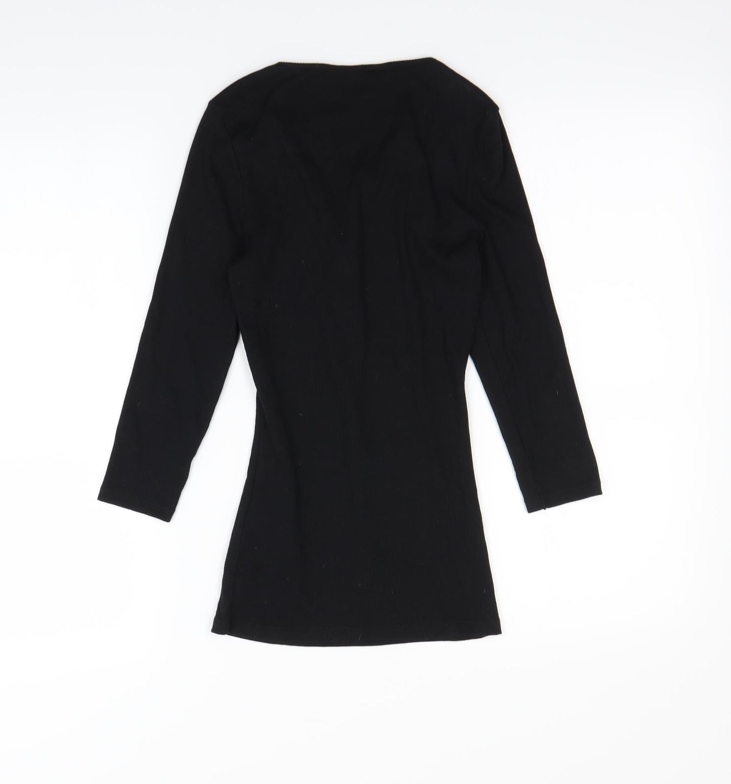 Jane Norman Womens Black   Basic Blouse Size 8