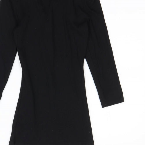 Jane Norman Womens Black   Basic Blouse Size 8