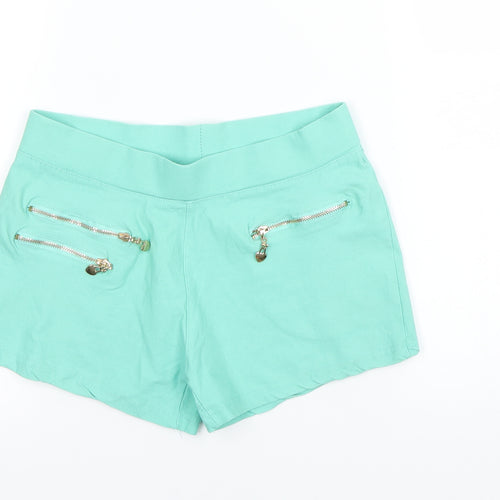 Preworn Girls Green   Culotte Shorts Size XL
