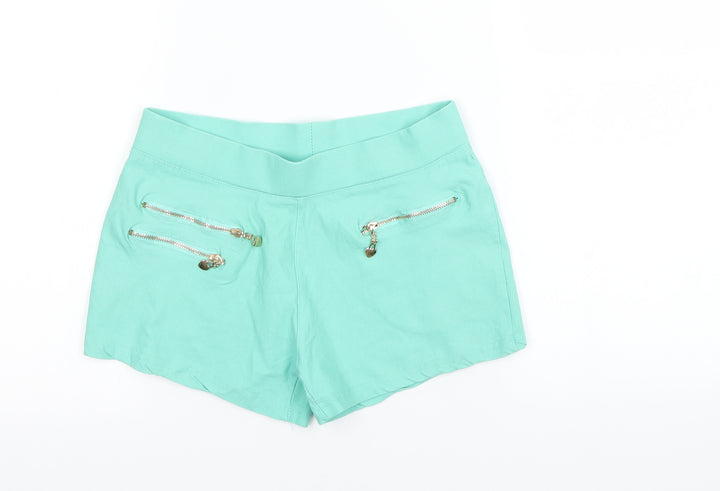 Preworn Girls Green   Culotte Shorts Size XL