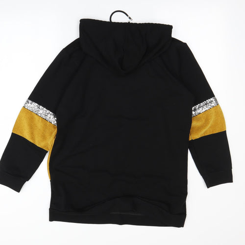 HORA Womens Black   Pullover Hoodie Size M