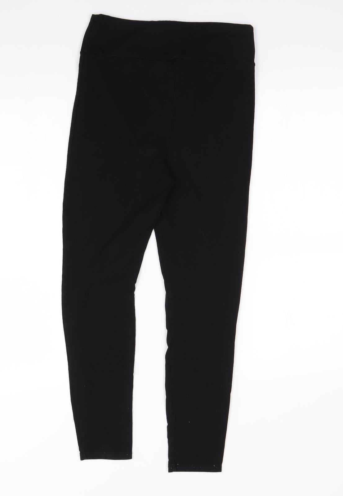 River Island Womens Black   Cropped Leggings Size 12 L24 in