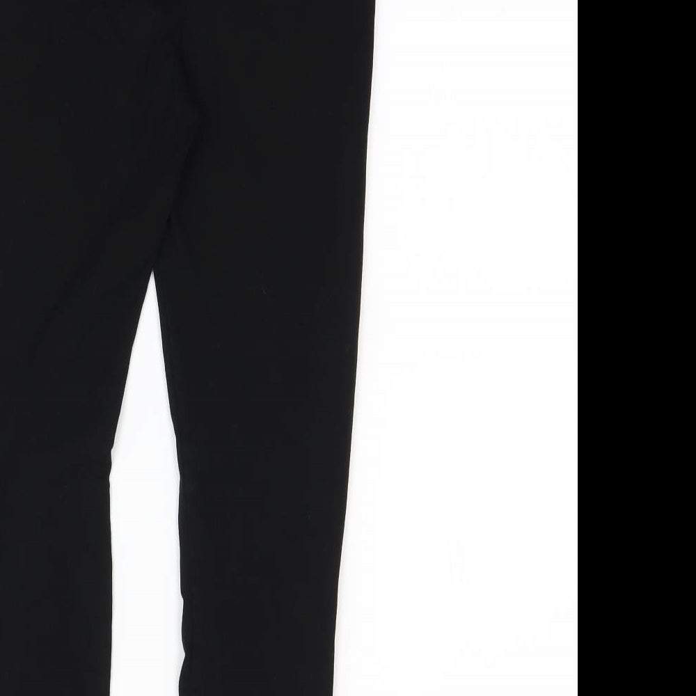 River Island Womens Black   Cropped Leggings Size 12 L24 in