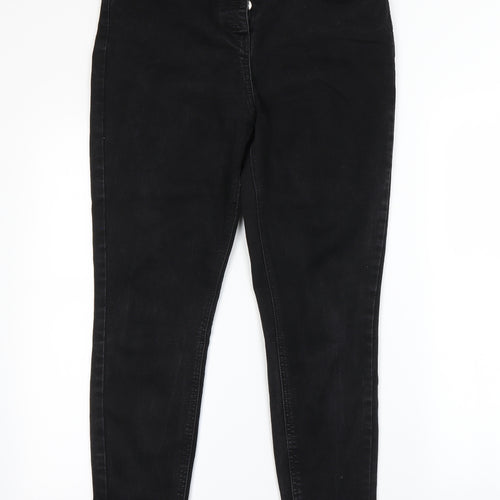 Papaya Womens Black   Straight Jeans Size 14 L26 in