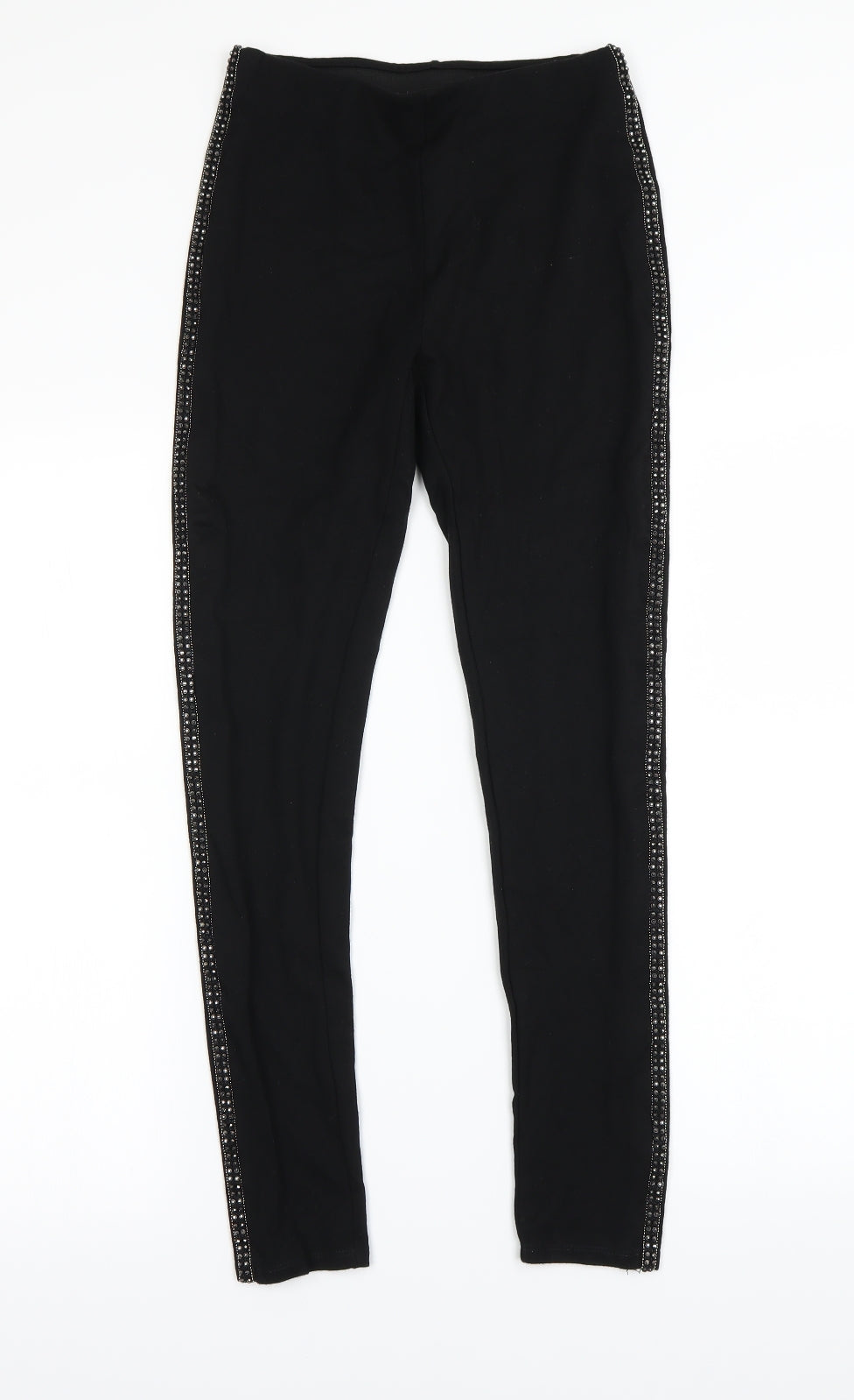 George Womens Black   Jegging Leggings Size 8 L29 in
