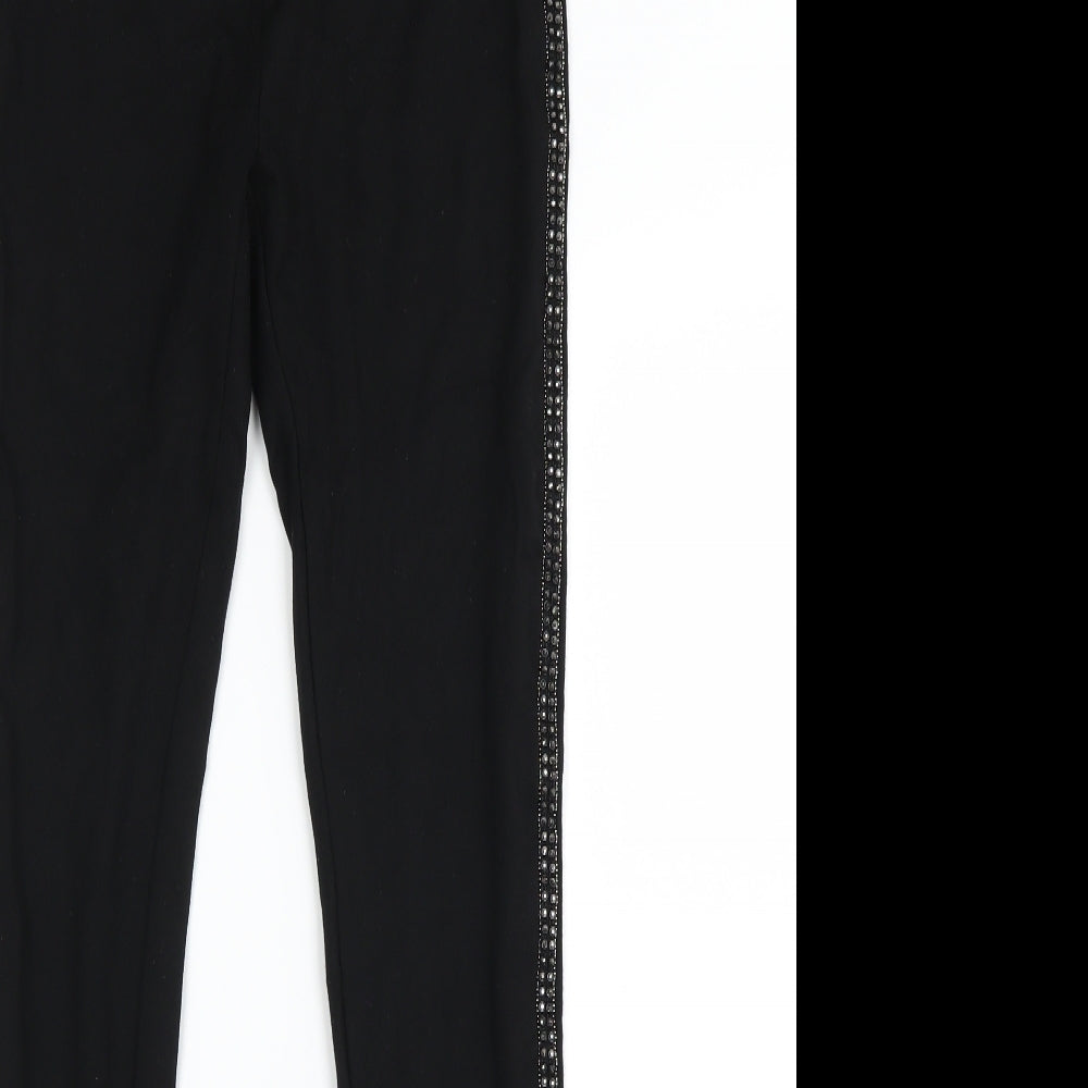 George Womens Black   Jegging Leggings Size 8 L29 in