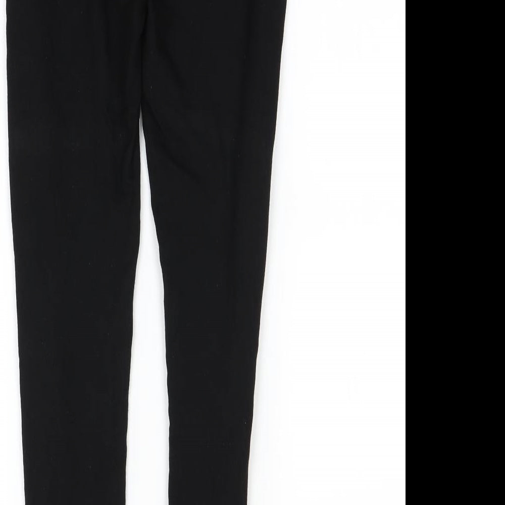 George Womens Black   Jegging Leggings Size 8 L29 in
