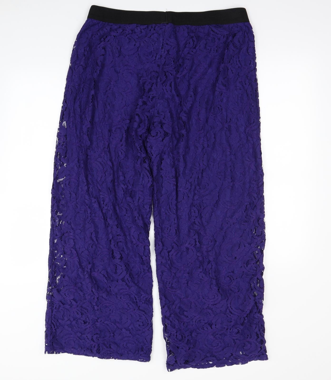 Christopher Fink Womens Purple   Dress Pants Trousers Size XL L30 in