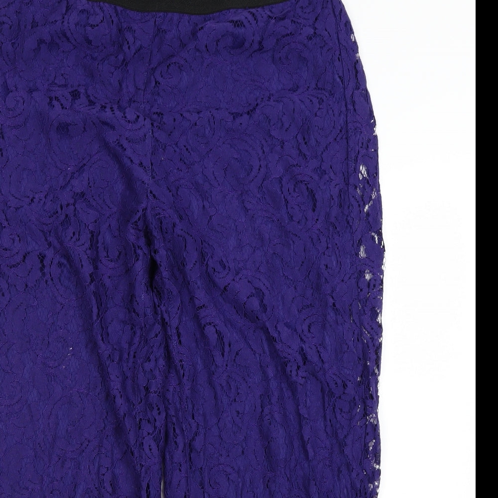Christopher Fink Womens Purple   Dress Pants Trousers Size XL L30 in