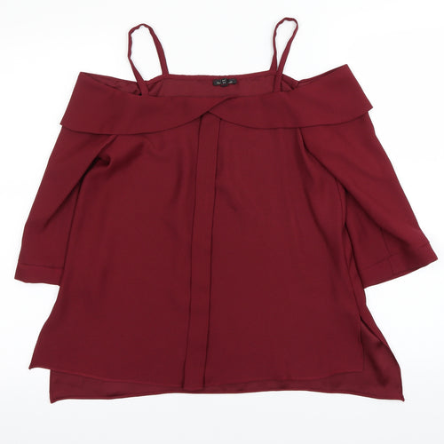 River Island Womens Purple   Basic Blouse Size 8