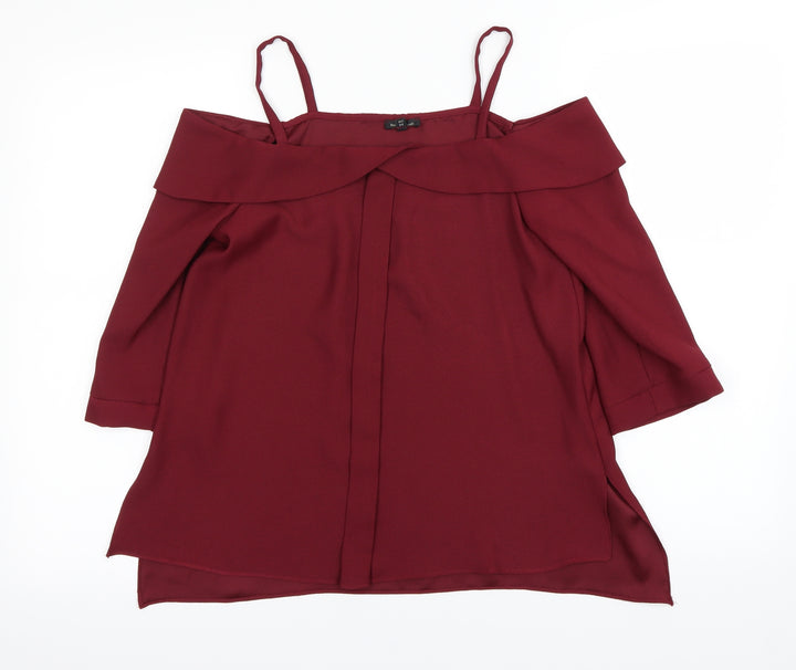 River Island Womens Purple   Basic Blouse Size 8