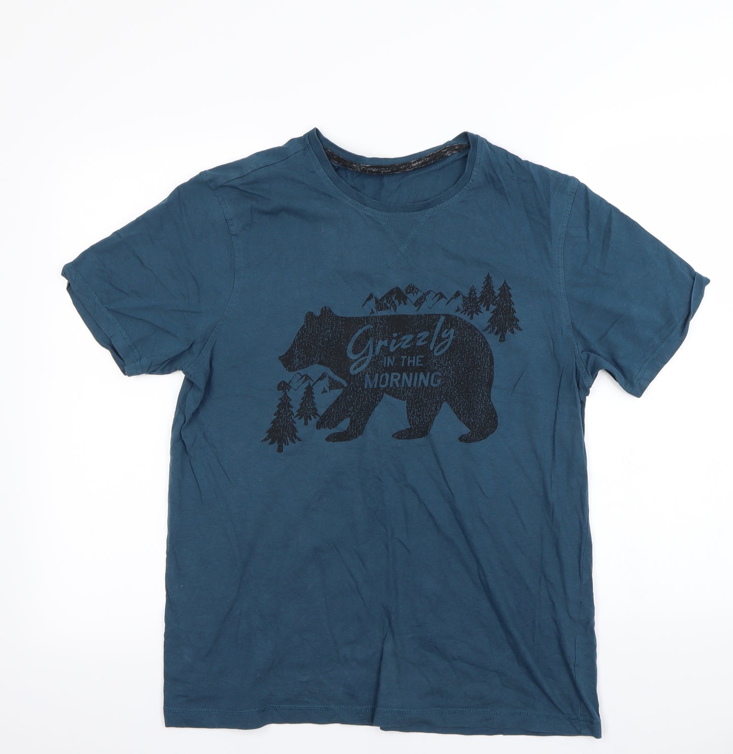 George Mens Blue    T-Shirt Size M