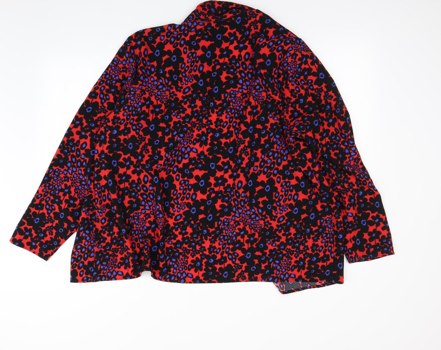 Evans Womens Multicoloured Floral  Jacket Blazer Size 26