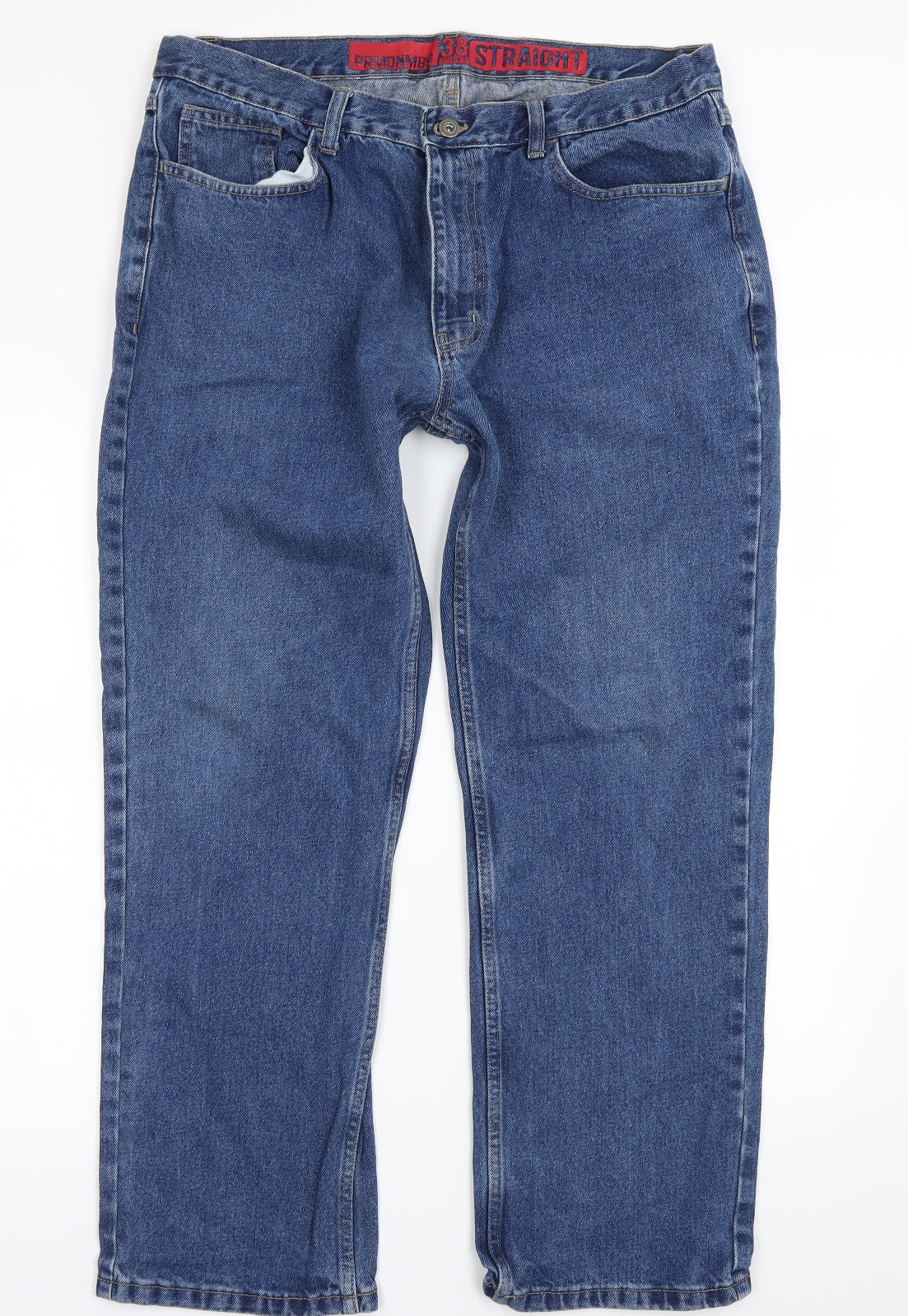 Preworn Mens Blue   Straight Jeans Size 38 in L27 in