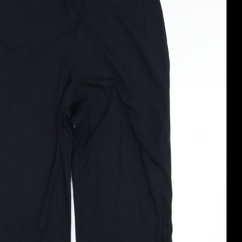 m&S Womens Blue   Trousers  Size 18 L26.5 in