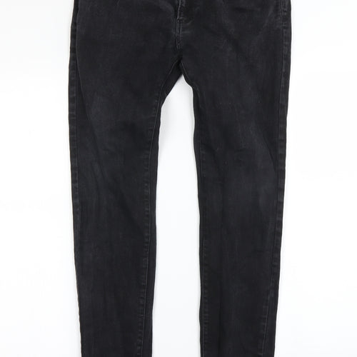 Bellfield Womens Black   Straight Jeans Size S L30 in