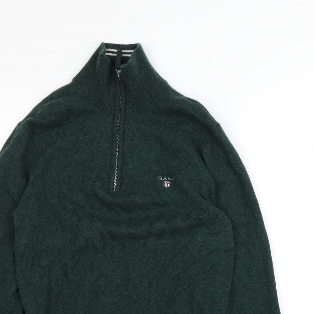 GANT Mens Green   Henley Jumper Size S