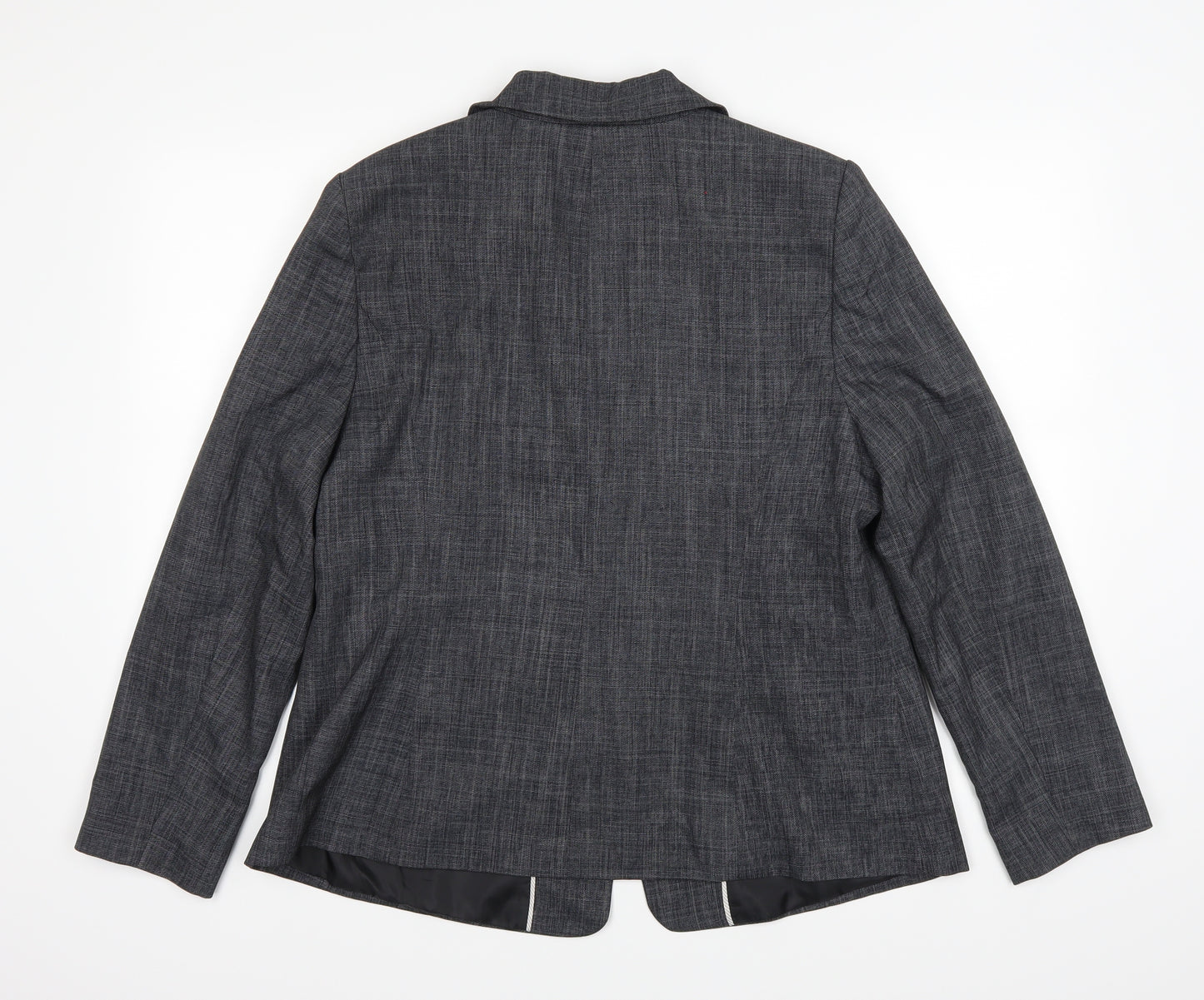 Papaya Womens Grey   Gilet Blazer Size 18