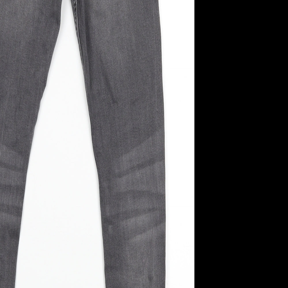 NEXT Girls Grey   Skinny Jeans Size 12 Years