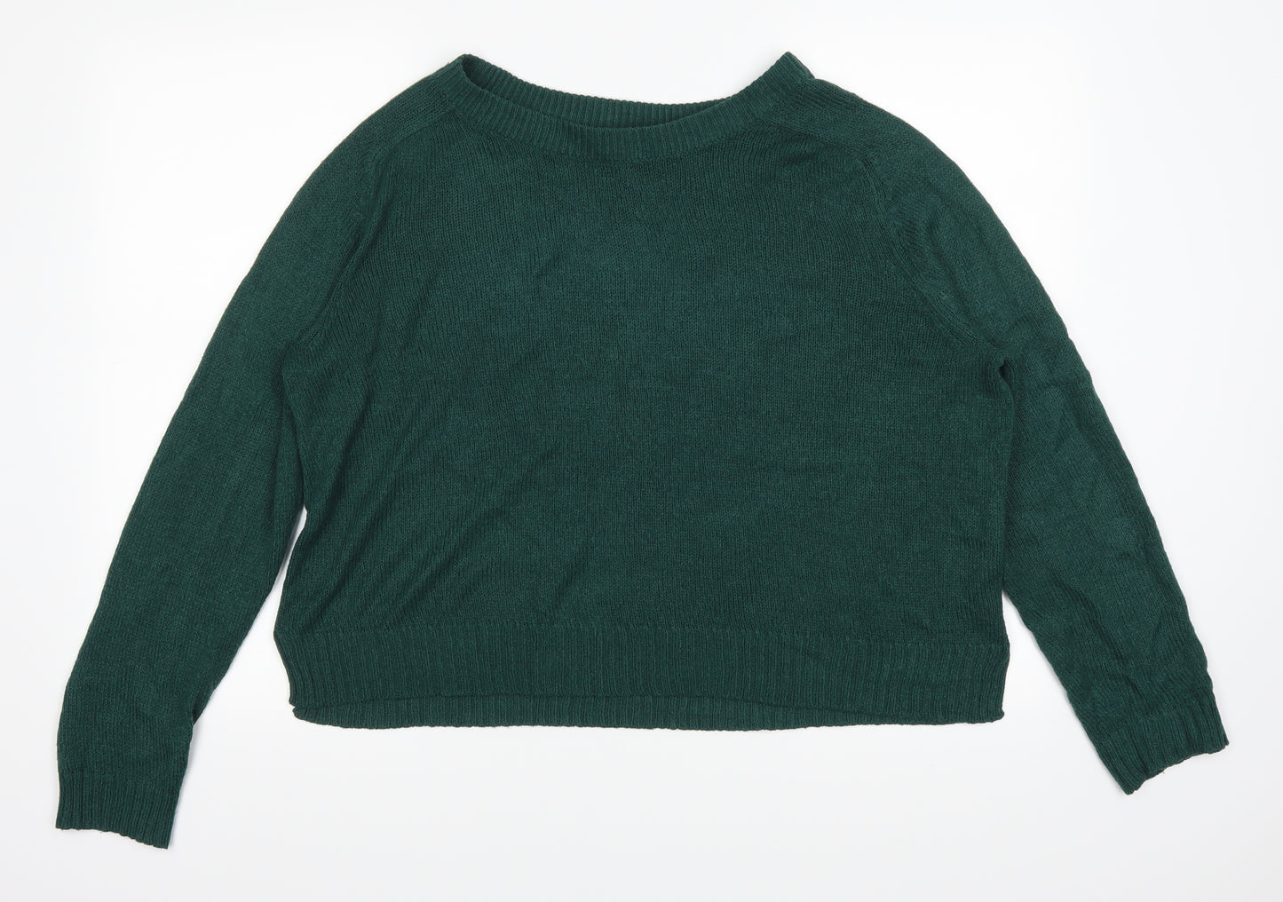 Divided by H&M Womens Green   Pullover Jumper Size L
